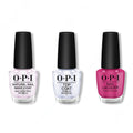 OPI - Nail Lacquer Combo - Base, Top & Telenovela Me About It 0.5 oz - Salon Quality