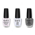 OPI - Nail Lacquer Combo - Base, Top & Tempted to Lick-orice - Salon Quality