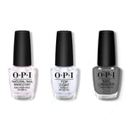 OPI - Nail Lacquer Combo - Base, Top & Tempted to Lick-orice - Salon Quality