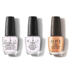 OPI - Nail Lacquer Combo - Base, Top & The Future is You - Salon Quality
