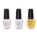 OPI - Nail Lacquer Combo - Base, Top & The Leo-nly One - Salon Quality