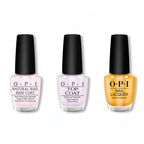 OPI - Nail Lacquer Combo - Base, Top & The Leo-nly One - Salon Quality