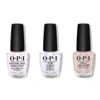 OPI - Nail Lacquer Combo - Base, Top & Throw Me a Kiss 0.5 oz - Salon Quality
