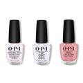 OPI - Nail Lacquer Combo - Base, Top & Tickle My France-y 0.5 oz - Salon Quality