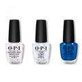 OPI - Nail Lacquer Combo - Base, Top & Tile Art to Warm Your Heart 0.5 oz - Salon Quality