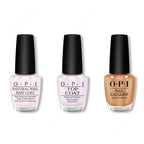 OPI - Nail Lacquer Combo - Base, Top & #Virgoals - Salon Quality