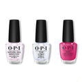 OPI - Nail Lacquer Combo - Base, Top & Without a Pout - Salon Quality