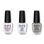 OPI - Nail Lacquer Combo - Base, Top & Yay or Neigh - Salon Quality