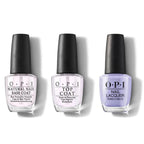 OPI - Nail Lacquer Combo - Base, Top & You're Such a BudaPest 0.5 oz - Salon Quality