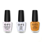 OPI - Nail Lacquer Combo - Base, Top & gLITer - Salon Quality