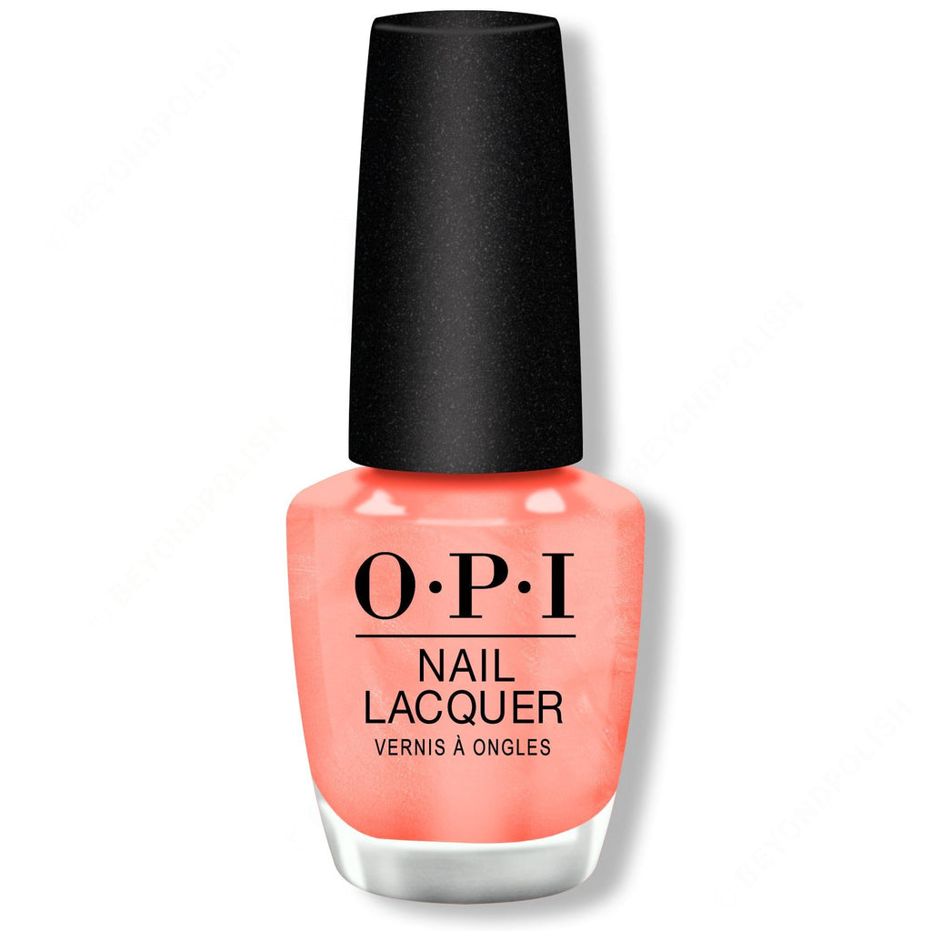 OPI Nail Lacquer - Data Peach 0.5 oz - Salon Quality