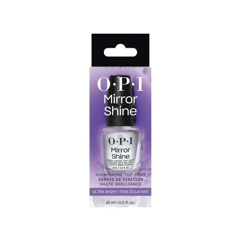 OPI Nail Lacquer - Mirror Shine Top Coat 0.5 oz - Salon Quality
