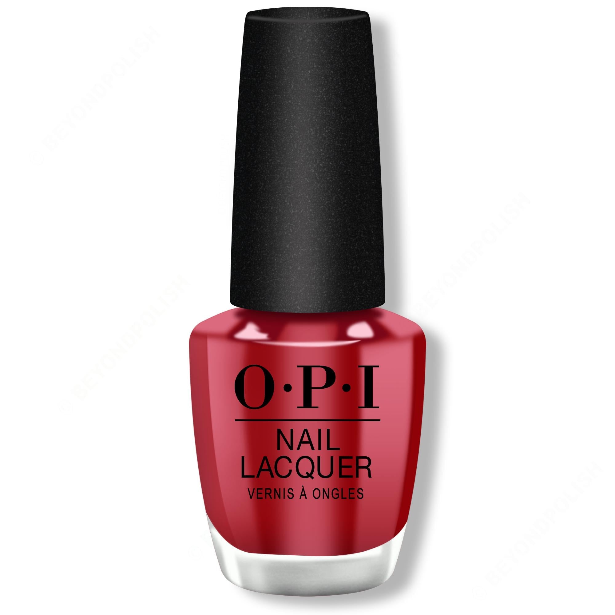 OPI Nail Lacquer - Red Hot Rio 0.5 oz - Salon Quality