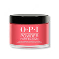 OPI Powder Perfection - Red Hot Rio 1.5 oz - Salon Quality